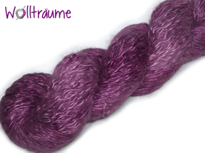 Curly brombeer, handgefärbte Wolle von wollträume